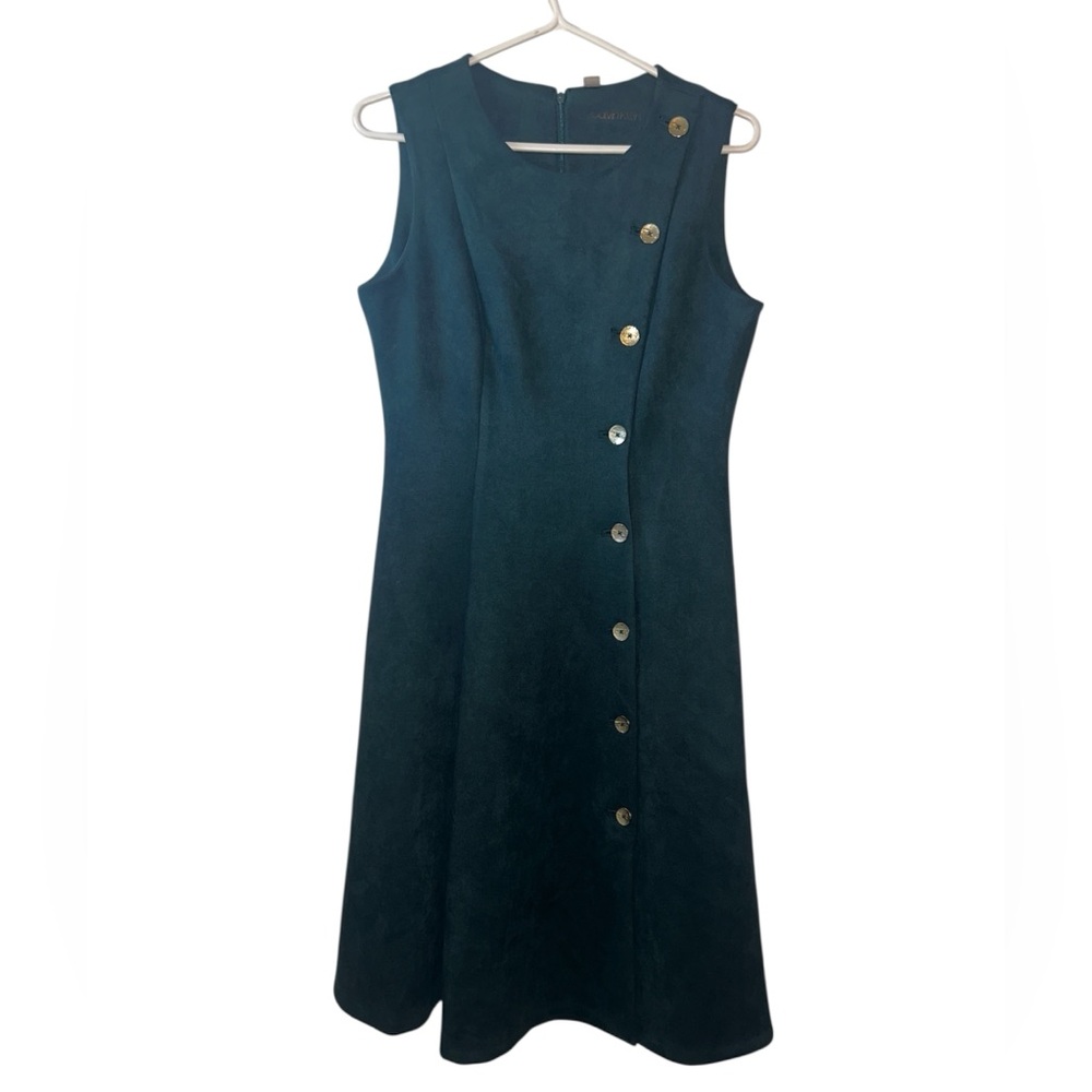 Calvin Klein Sheath Dress Women’s 8 Dark Green Sleeveless